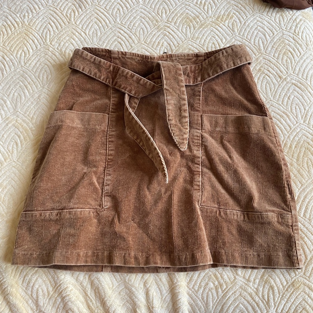 Corduroy Mini Skirt